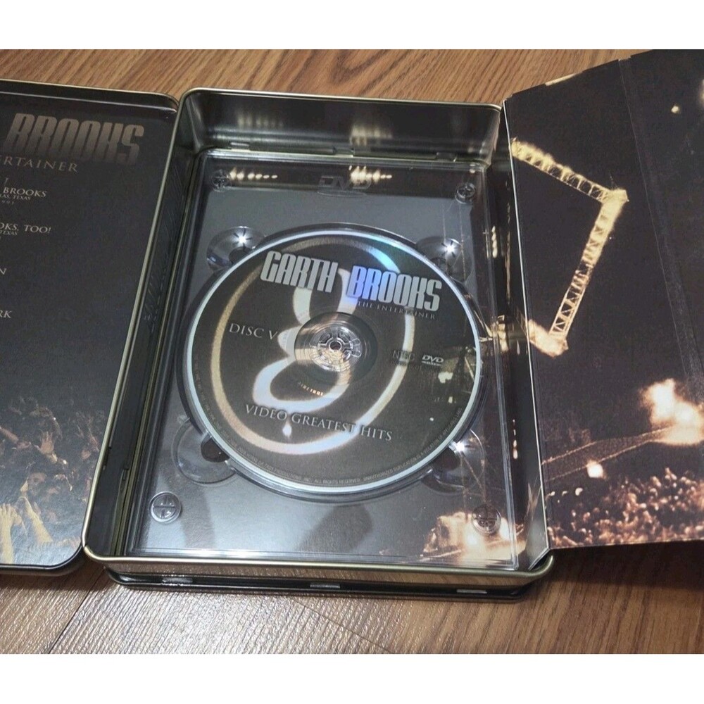 Garth Brooks The Entertainer 5 Disc DVD Collector's Tin Complete Set - Picture 7 of 7